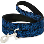 Dog Leash - Zebra 2 Turquoise
