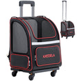 Load image into Gallery viewer, Hybrid Adventurer Pet Backpack with Removable Wheels and Telescopic Handle
