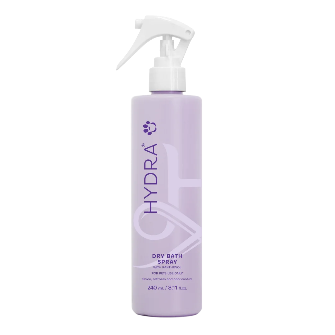 Pet Dry Bath Spray Retail 8.11oz by Hydra