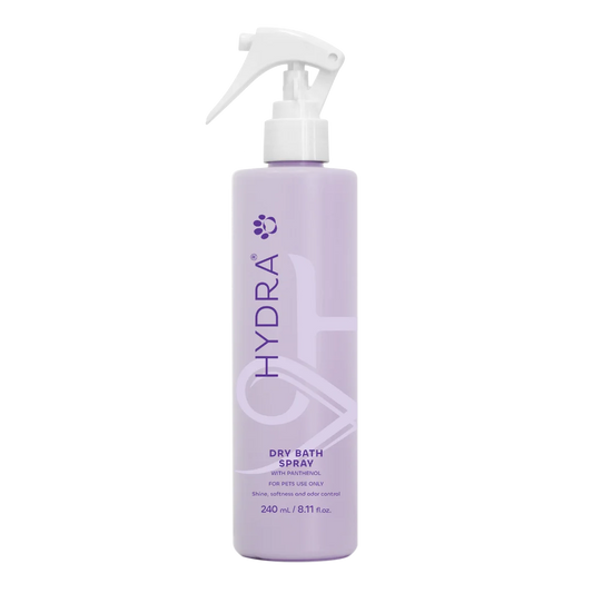 Pet Dry Bath Spray Retail 8.11oz by Hydra