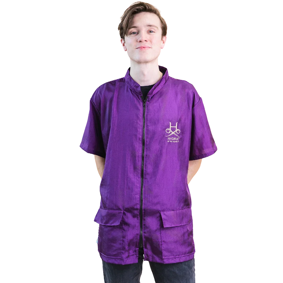 Purple Unisex Smock by Hydra