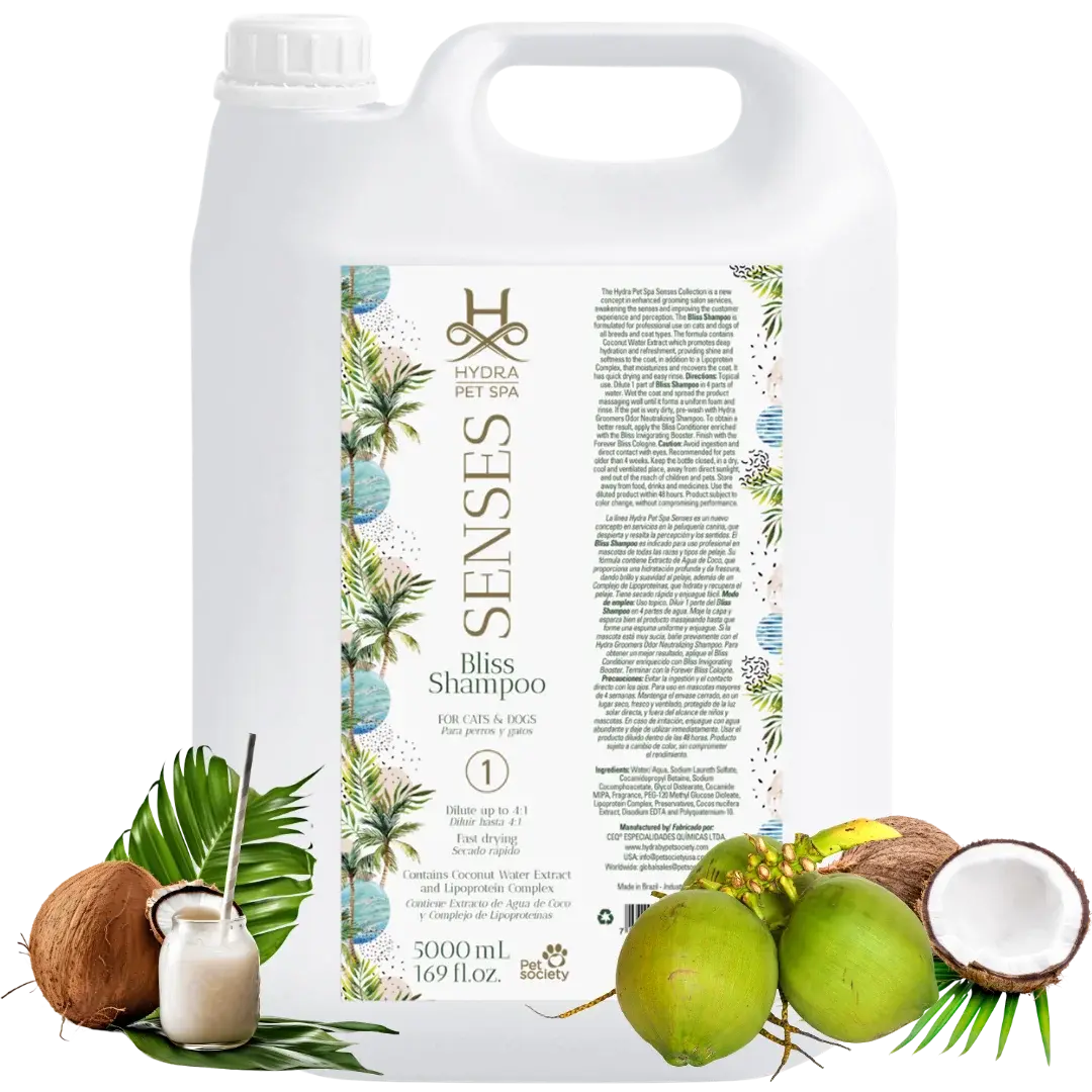 Pet Senses Bliss Shampoo 1.3 Gallon by Hydra