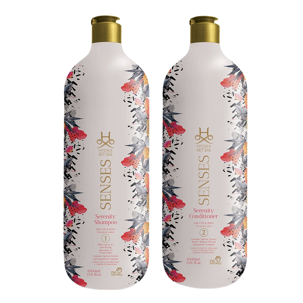 Pet Senses Serenity Conditioner 33oz and Shampoo 33oz by Hydra