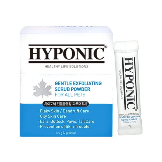 Gentle Exfoliating Scrub Powder for all pets 100g (2g X 50pack) by Hyponic