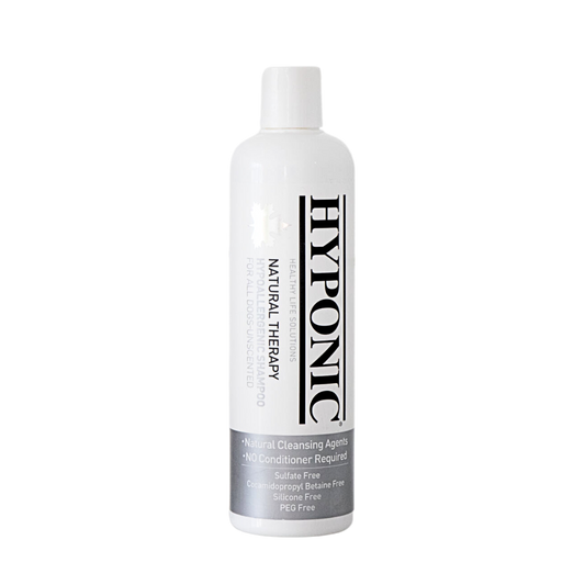 Hypoallergenic Shampoo for all dogs unscented 500ml by Hyponic