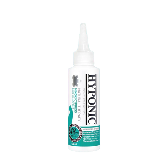 No Sting Hinoki Cypress Ear Cleaner for all cats 120ml by Hyponic professional dog grooming tool Southlake Paws