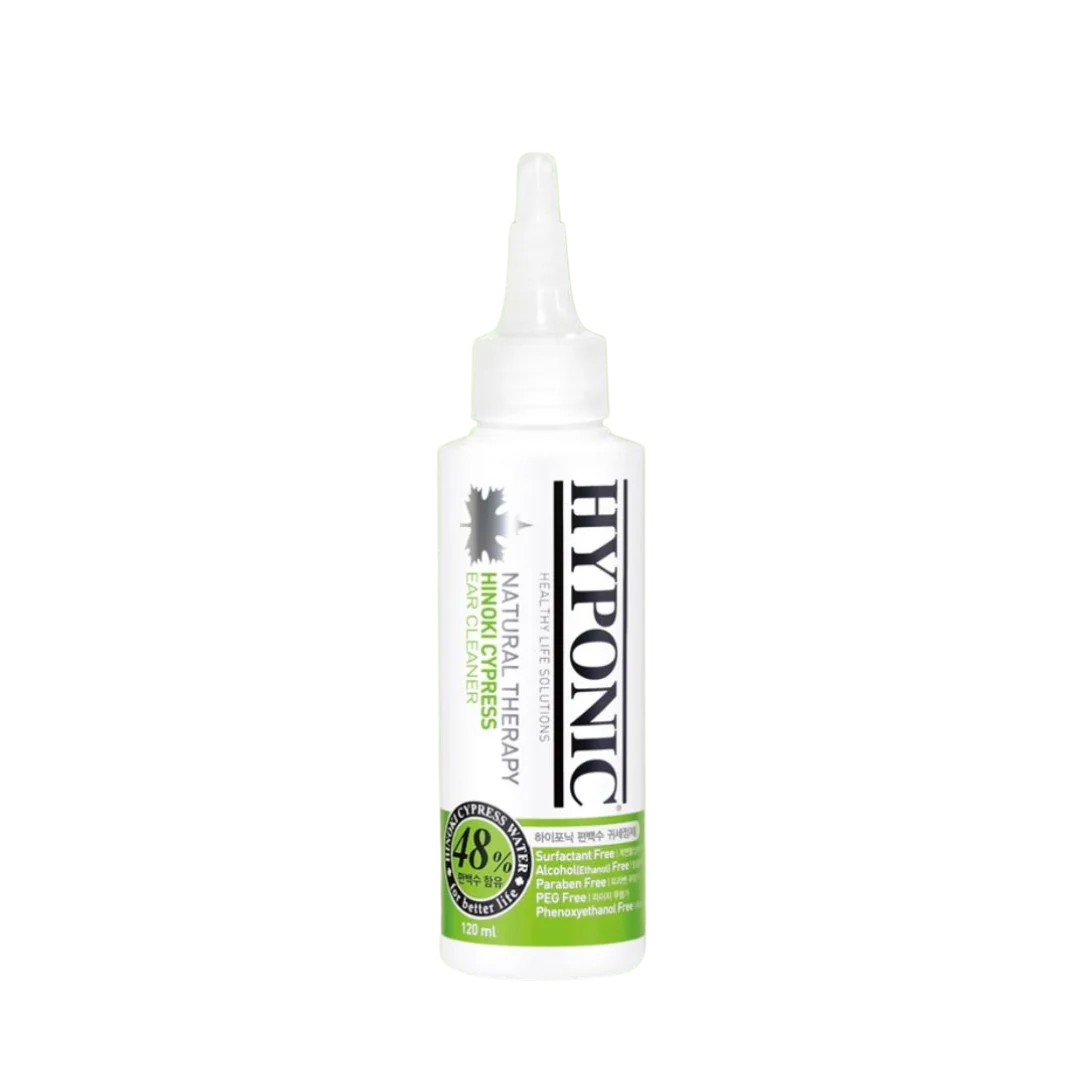 No Sting Hinoki Cypress Ear Cleaner for all dogs 120ml by Hyponic professional dog grooming tool Southlake Paws
