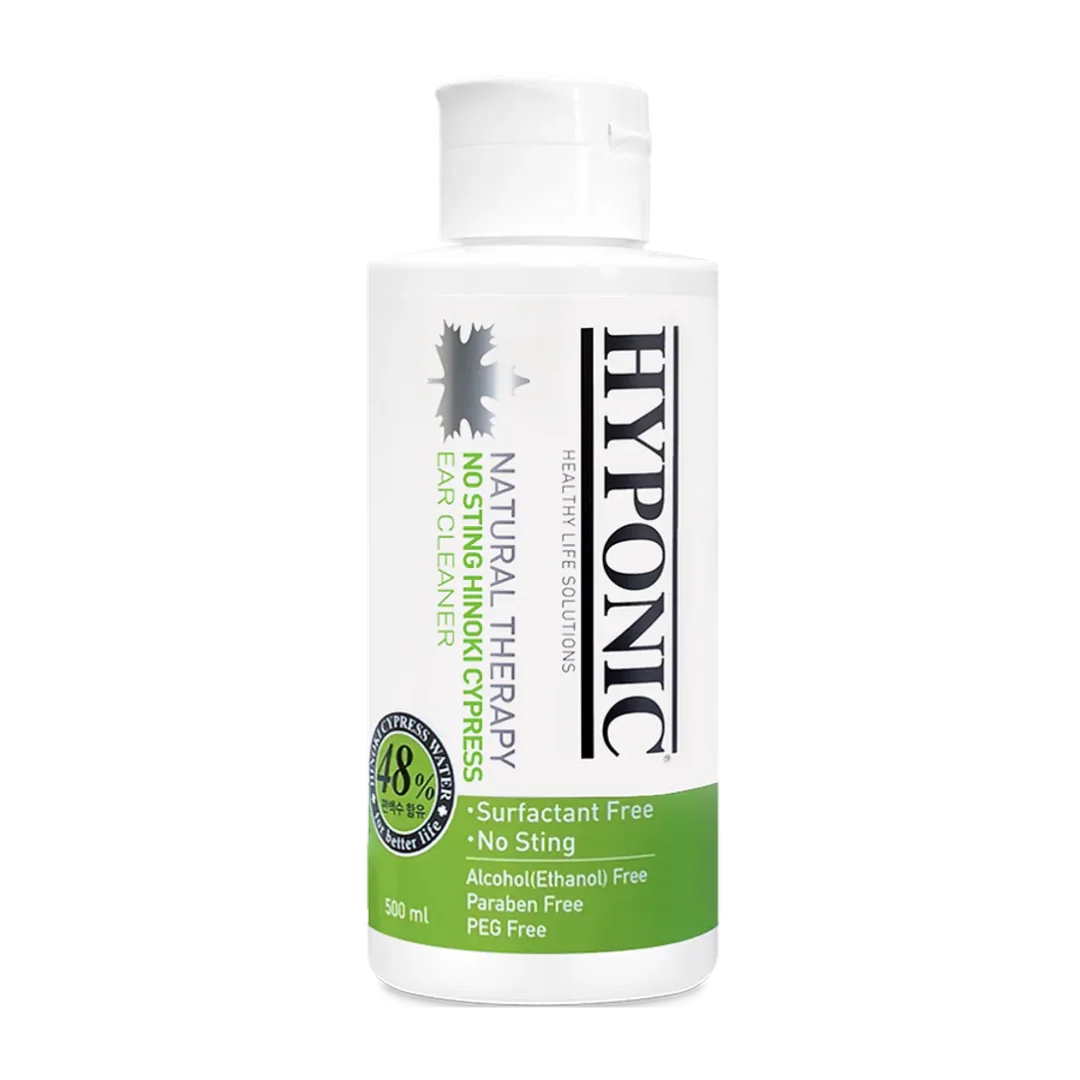 No Sting Hinoki Cypress Ear Cleaner for all dogs 500ml by Hyponic professional dog grooming tool Southlake Paws