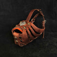 Load image into Gallery viewer, 'Aztec'' Dark Brown Basket Muzzle

