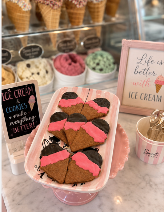 Ice Cream Organic Dog Cookies