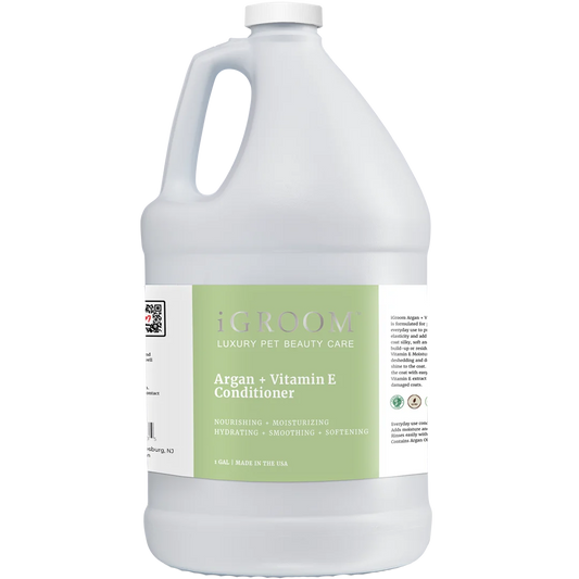 Argan and Vitamin E Conditioner Gallon by iGroom professional dog grooming tool Southlake Paws