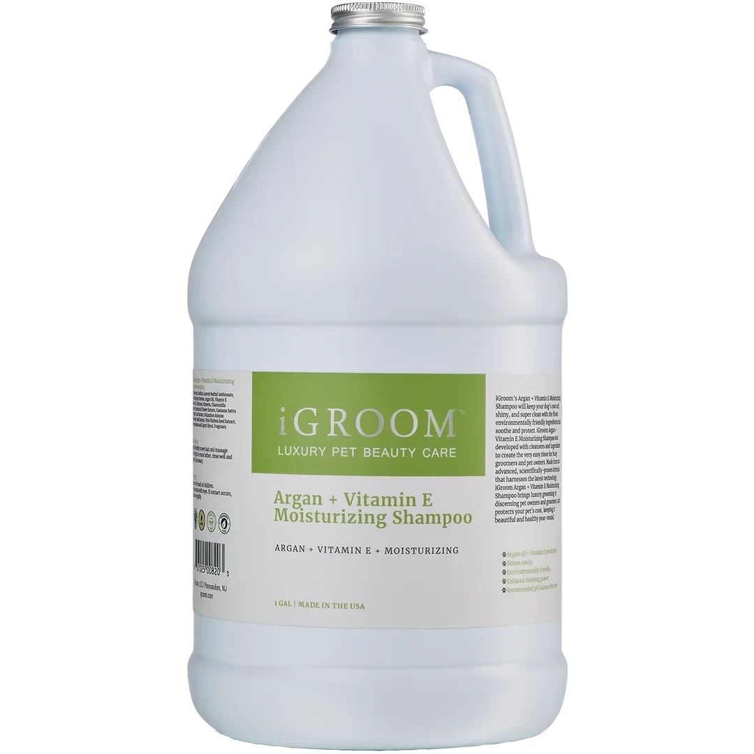 Dog Argan and Vitamin E Shampoo Gallon by iGroom