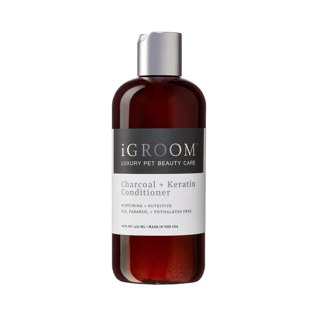 Pet Charcoal and Keratin Shampoo 16oz by iGroom