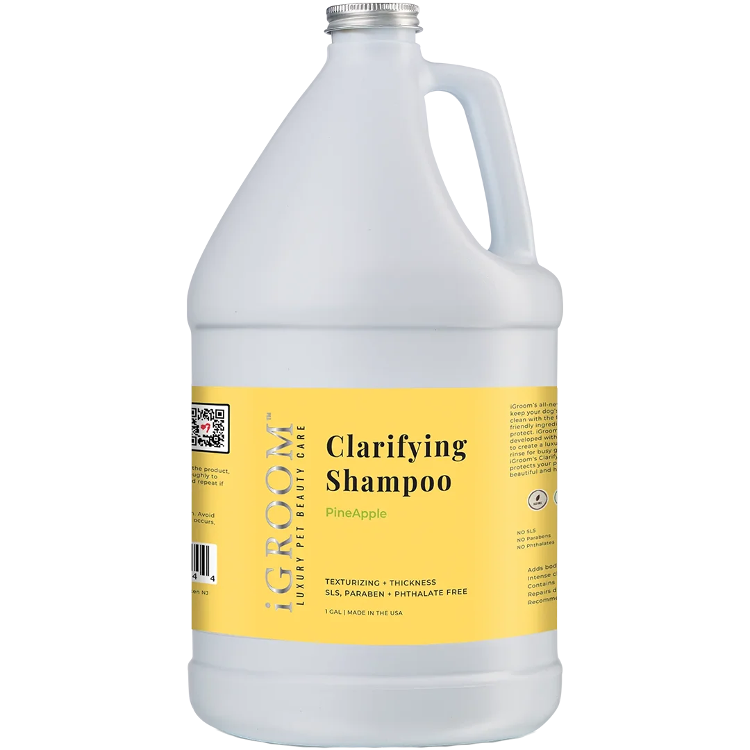 Clarifying Shampoo Pineapple Gallon by iGroom professional dog grooming tool Southlake Paws