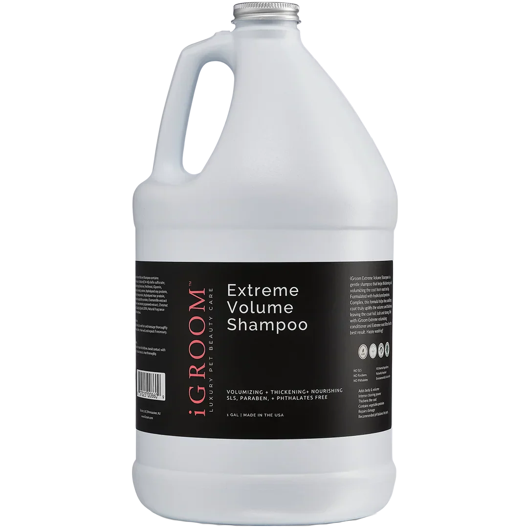 Extreme Volume Shampoo Gallon by iGroom professional dog grooming tool Southlake Paws