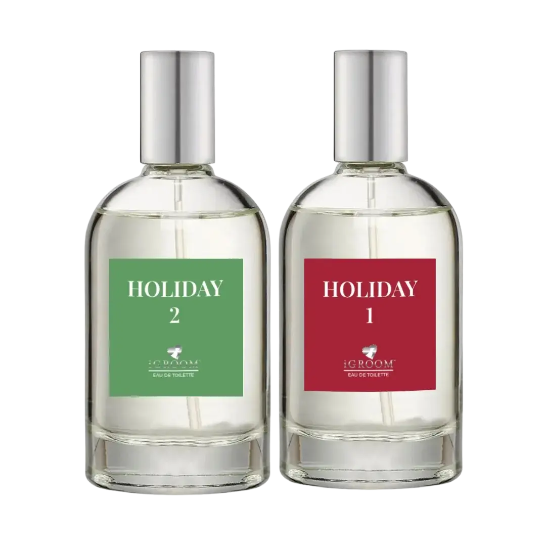 Holiday 1 and Holiday 2 Perfume 100ml Bundle by iGroom professional dog grooming tool Southlake Paws