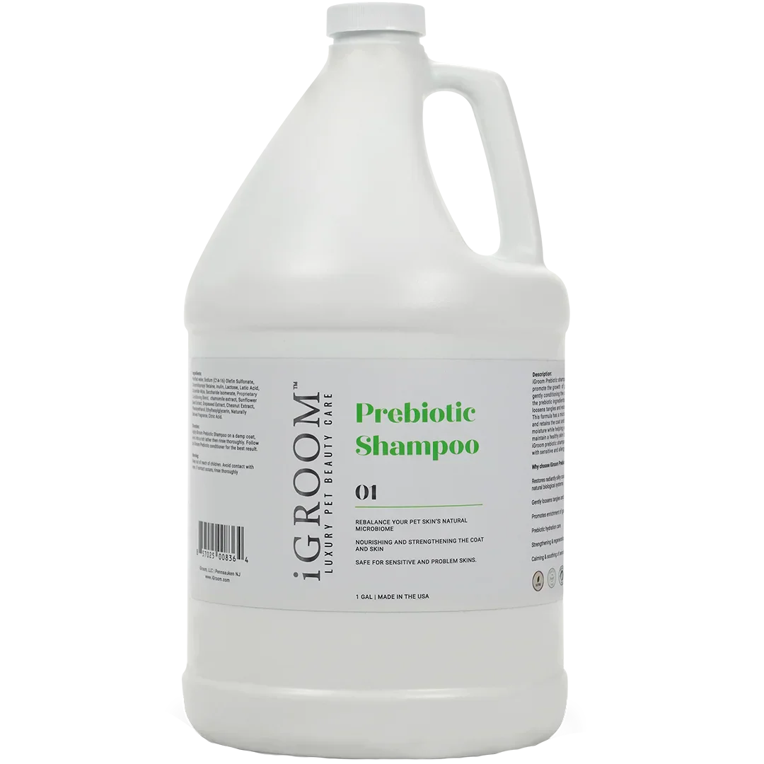 Prebiotic Shampoo Gallon by iGroom professional dog grooming tool Southlake Paws