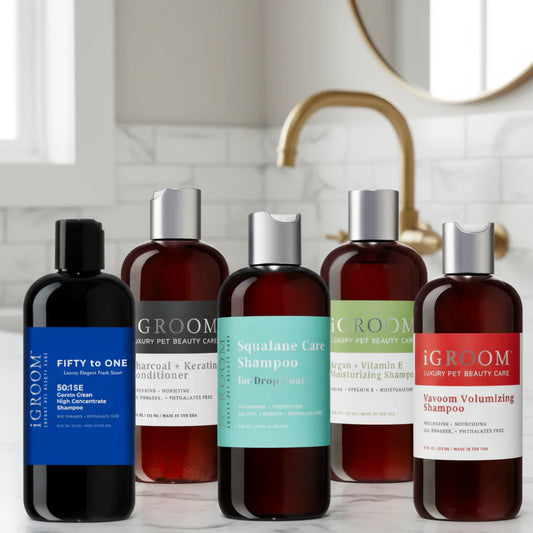 Specialty Shampoo 16oz Bundle by iGroom professional dog grooming tool Southlake Paws