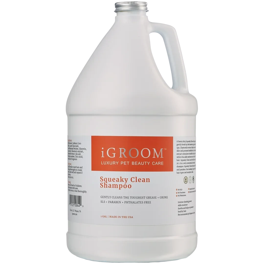 Dog Squeaky Clean Shampoo Gallon by iGroom