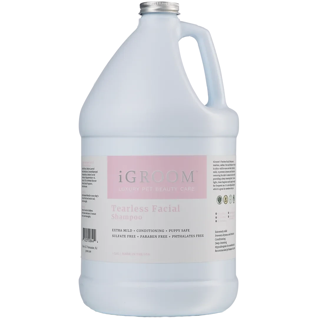 Dog Tearless Facial Shampoo Gallon by iGroom