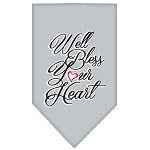 Pet and Dog Bandana Screen Printed, "Well Bless Your Heart"