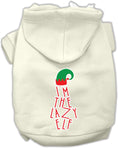 Load image into Gallery viewer, Christmas Pet Hoodie "I'm The Lazy Elf"
