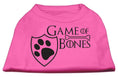 Load image into Gallery viewer, Pet Dog & Cat Shirt Screen Printed, "Game of Bones"
