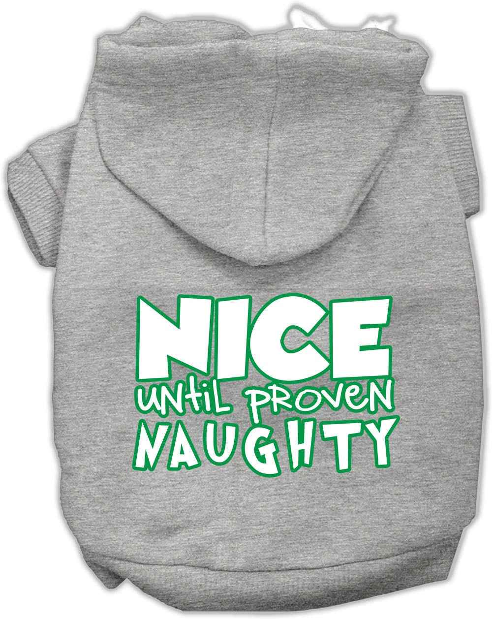 Christmas Pet Hoodie "Nice Until Proven Naughty"