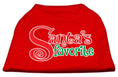 Load image into Gallery viewer, Christmas Pet Dog & Cat Shirt Screen Printed, "Santa's Favorite"
