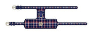 Dog/Cat Harness Blue/Red- Check