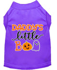 Load image into Gallery viewer, Halloween Pet Dog & Cat Shirt Screen Printed, "Daddy's Little Boo"
