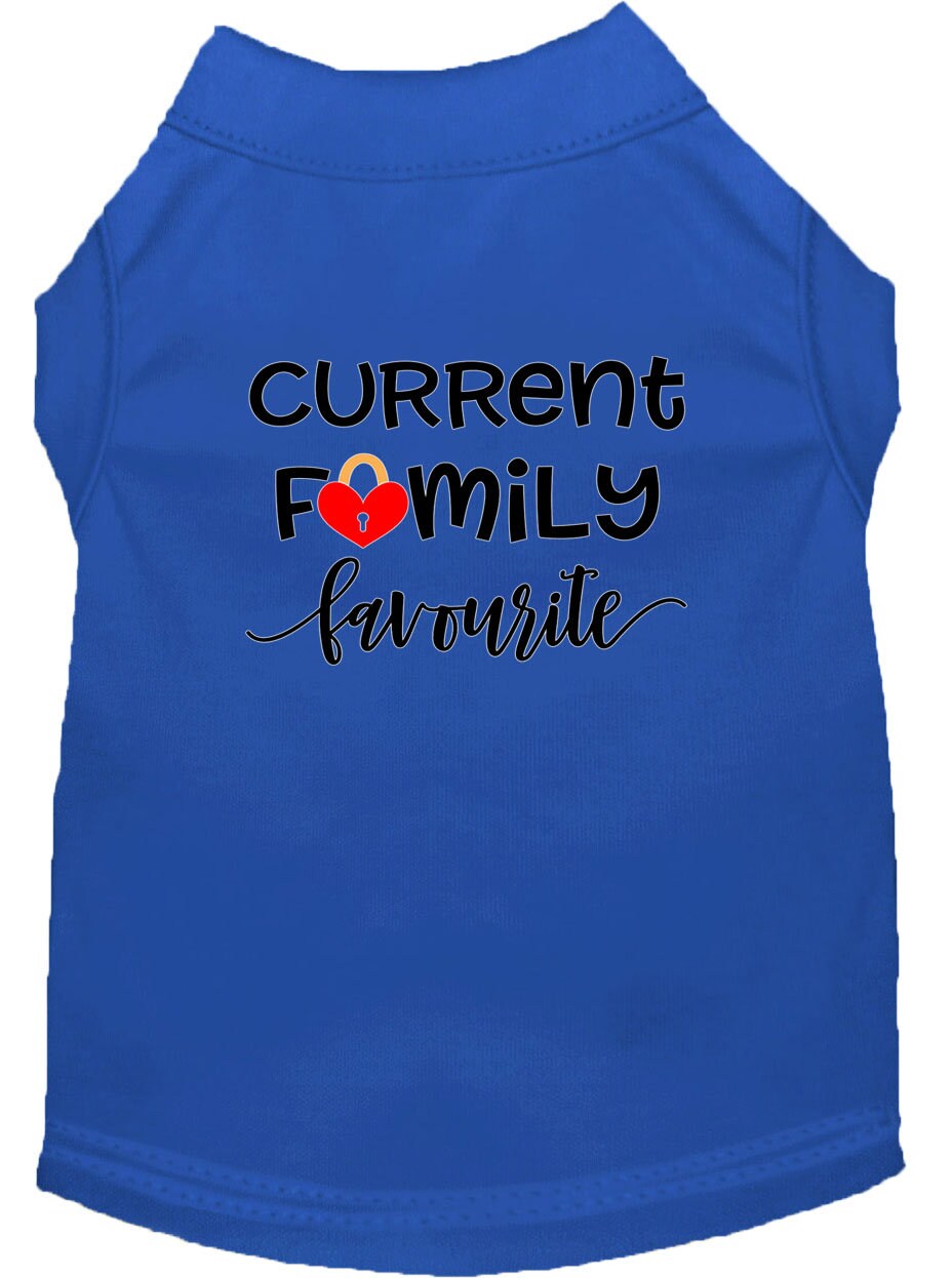 Pet Shirt "Current Family Favorite"
