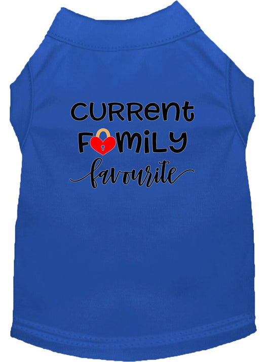 Pet Shirt "Current Family Favorite"