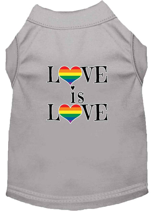 Pet Shirt "Love Is Love"