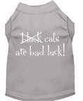 Load image into Gallery viewer, Pet Dog & Cat Shirt Screen Printed, "Black Cats Are Bad Luck"
