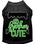 Load image into Gallery viewer, Pet Dog & Cat Shirt Screen Printed, "So Franken Cute"
