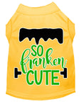 Load image into Gallery viewer, Pet Dog & Cat Shirt Screen Printed, "So Franken Cute"
