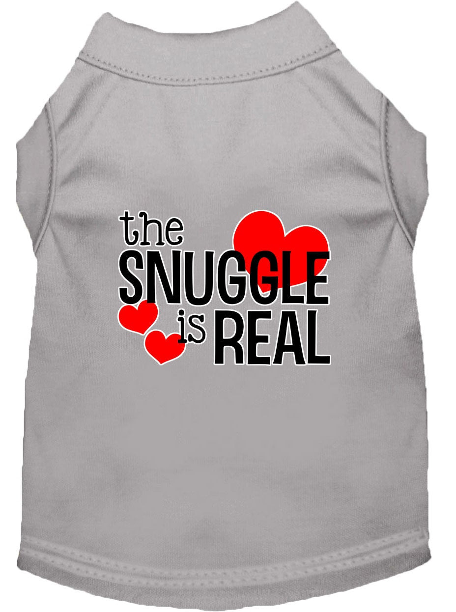 Pet Shirt "The Snuggle Is Real"