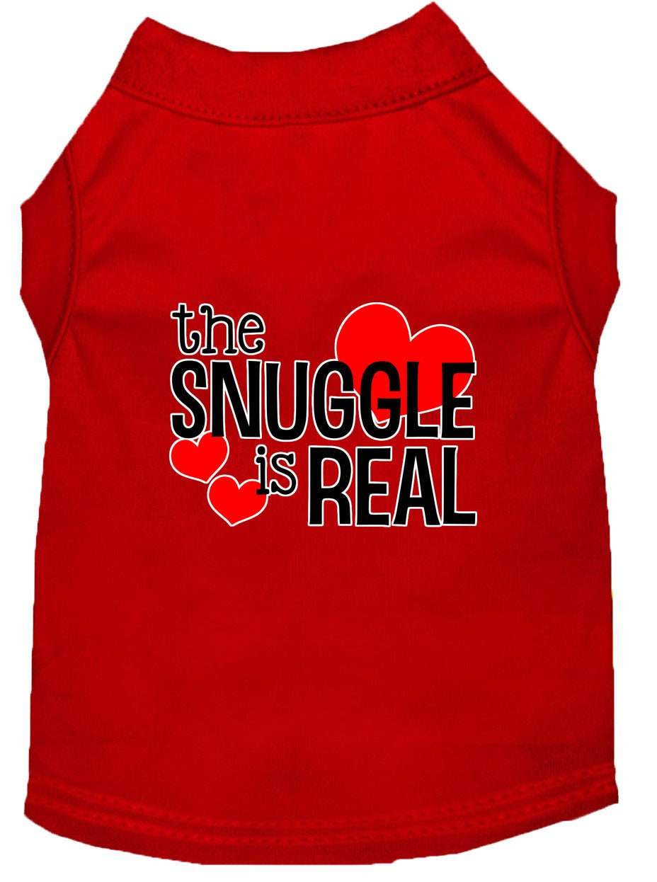Pet Shirt "The Snuggle Is Real"
