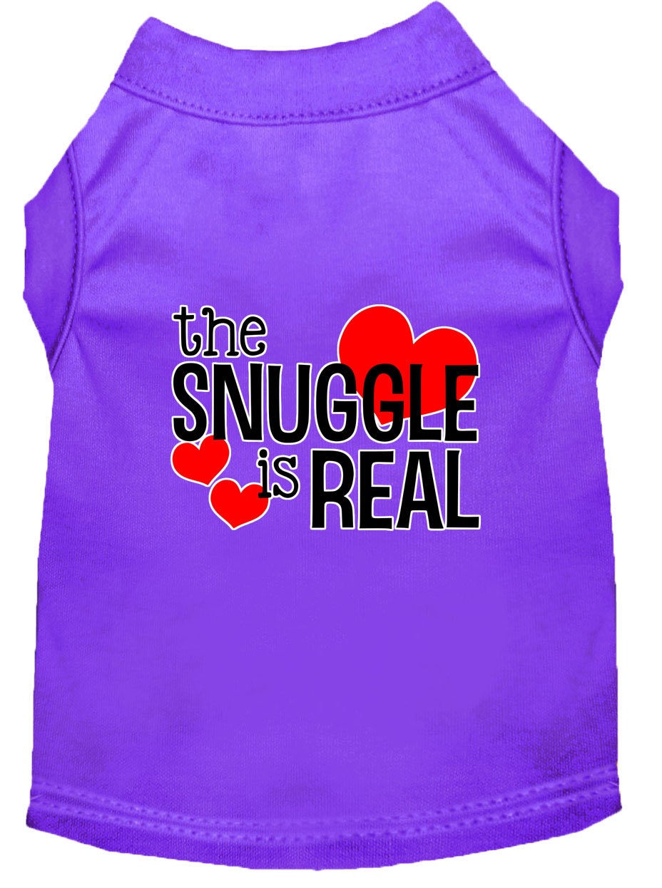 Pet Shirt "The Snuggle Is Real"