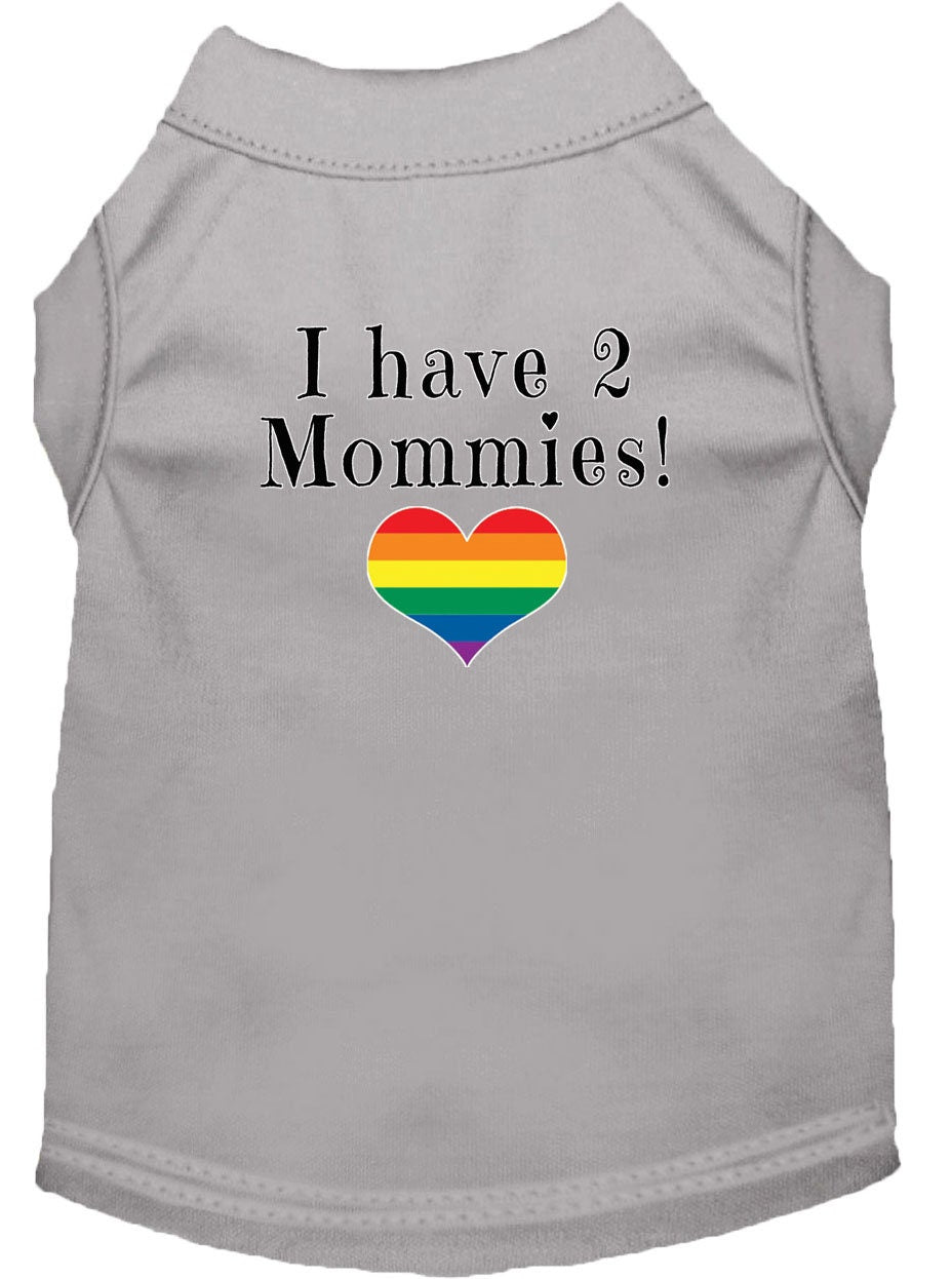 Pet Shirt "I Have Two Mommies"