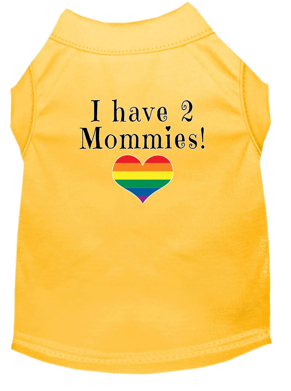 Pet Shirt "I Have Two Mommies"