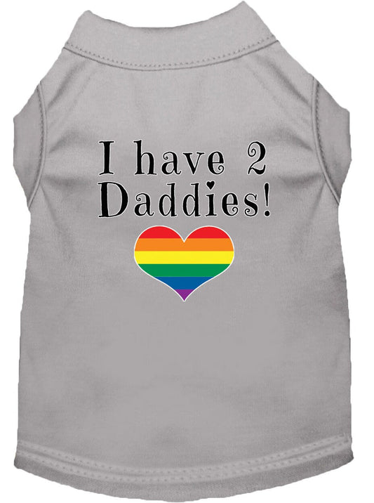 Pet Shirt "I Have Two Daddies"