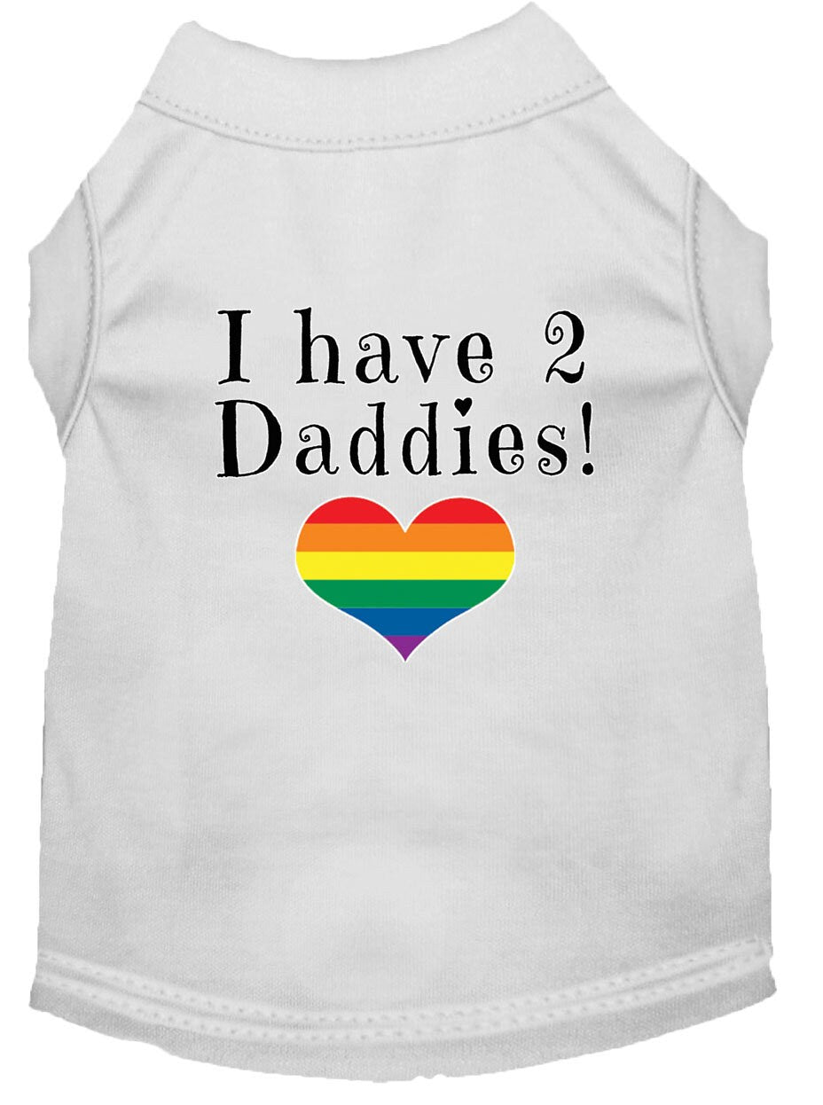 Pet Shirt "I Have Two Daddies"