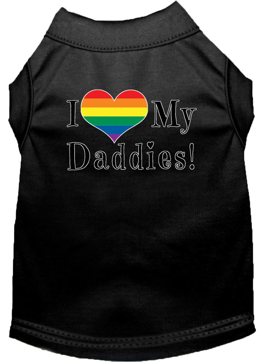 Pet Shirt "I Heart My Daddies"