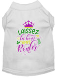 Load image into Gallery viewer, Pet Dog & Cat Shirt Screen Printed, "Laissez Les Bons Temps Rouler"
