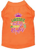 Load image into Gallery viewer, Pet Dog & Cat Shirt Screen Printed, "Laissez Les Bons Temps Rouler"
