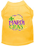 Load image into Gallery viewer, Pet Dog & Cat Shirt Screen Printed, "Little Miss Mardi Gras"
