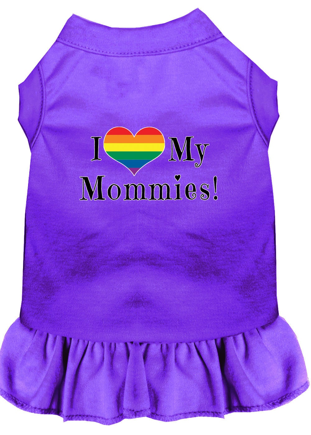 Pet Dress "I Heart My Mommies"