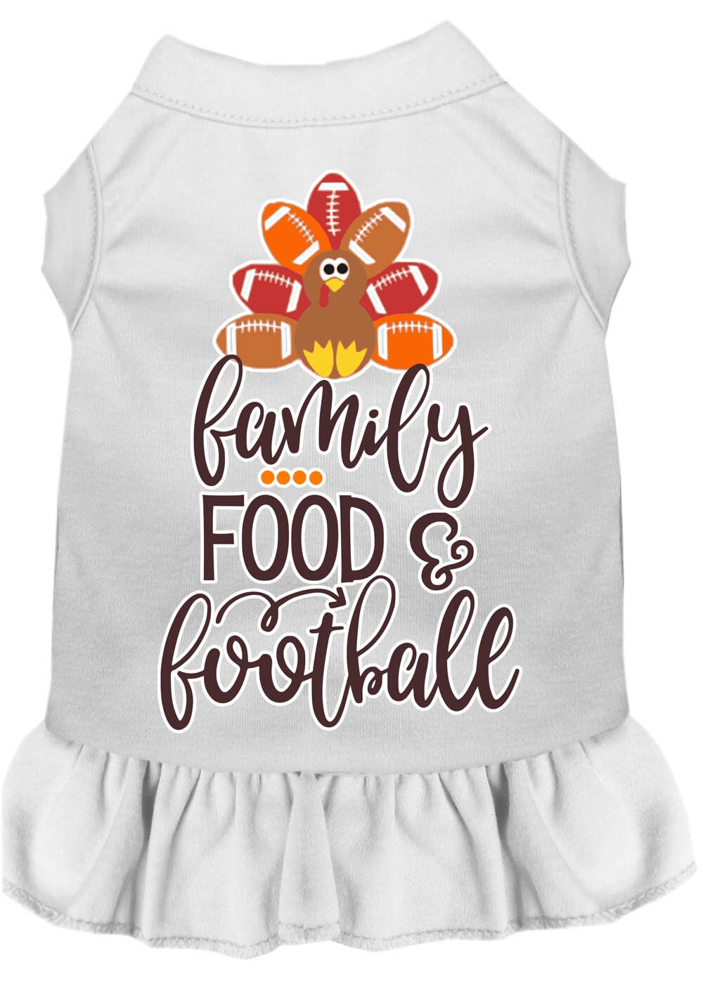 Pet Dress "Family, Food & Football"